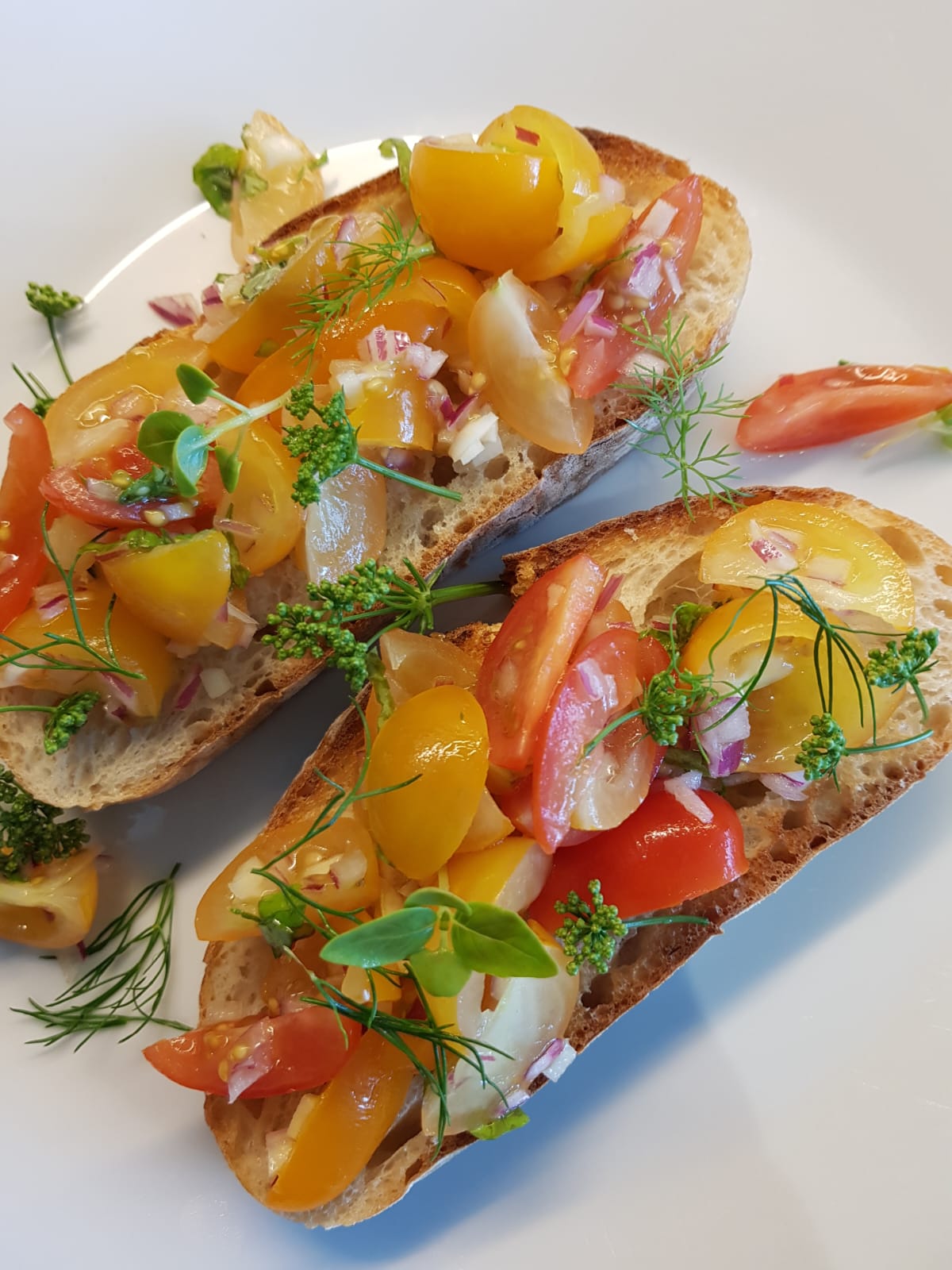 Bruschetta mit Tomaten